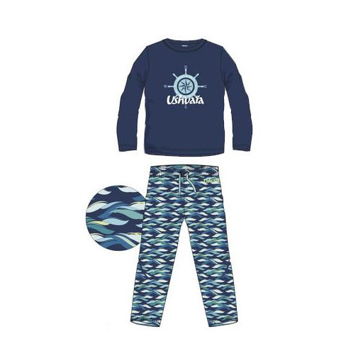 Ushuaia Iránytű Compass férfi hosszú pizsama S-XXL