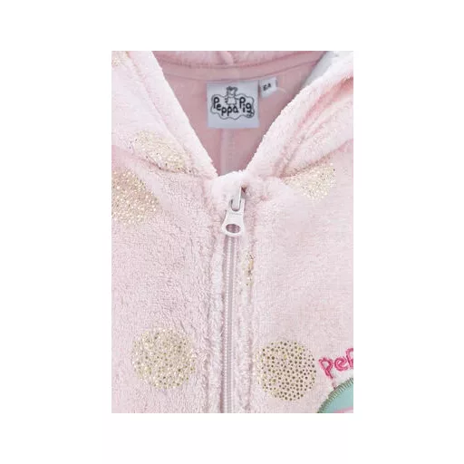 Peppa malac Pink Dots gyerek hosszú pizsama, overál 3 - 6 év / 98 - 116 cm