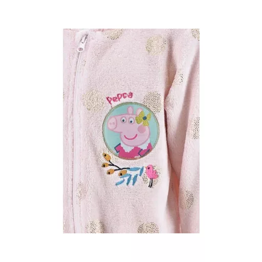 Peppa malac Pink Dots gyerek hosszú pizsama, overál 3 - 6 év / 98 - 116 cm