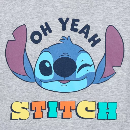 Disney Lilo és Stitch, A csillagkutya Oh Yeah gyerek rövid póló, felső 4 - 10 év / 104 - 140 cm