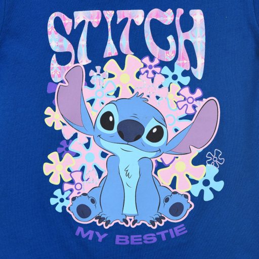 Disney Lilo és Stitch, A csillagkutya My Bestie gyerek rövid póló, felső 3 - 8 év / 98 - 128 cm