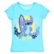 Disney Lilo és Stitch, A csillagkutya Surf gyerek rövid póló, felső 3 - 8 év / 98 - 128 cm