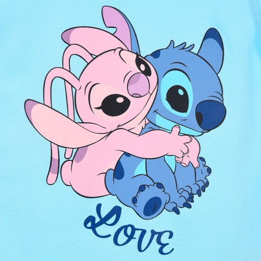 Disney Lilo és Stitch, A csillagkutya Love gyerek rövid póló, felső 3 - 8 év / 98 - 128 cm