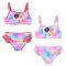 Barbie Rainbow Splash gyerek fürdőruha, bikini 4 - 10 év / 104 - 140 cm