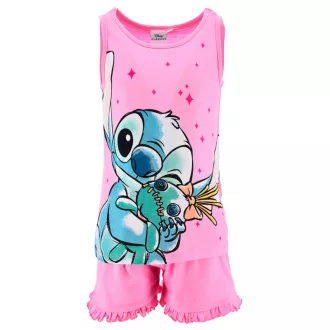   Disney Lilo és Stitch, A csillagkutya Scrump Light gyerek rövid pizsama 3 - 8 év / 98 - 128 cm Díszdobozban