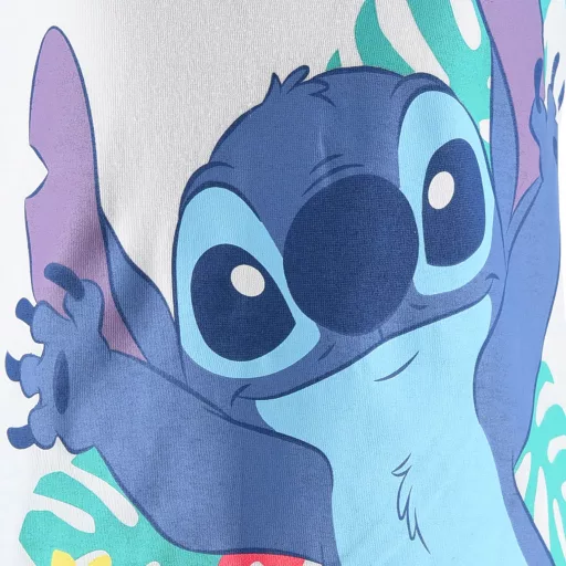 Disney Lilo és Stitch, A csillagkutya Happy Blue gyerek rövid pizsama 3 - 8 év / 98 - 128 cm
