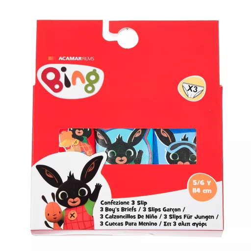 Bing Summer gyerek fehérnemű, alsó 3 darab/csomag 3 - 6 év / 98 - 116 cm