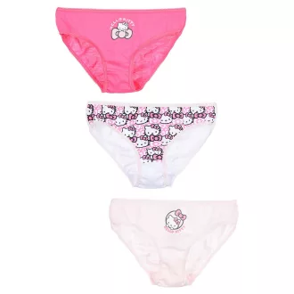   Hello Kitty Bows gyerek fehérnemű, bugyi 3 darab/csomag 3 - 6 év / 98 - 116 cm
