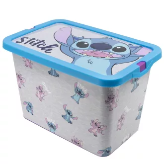   Disney Lilo és Stitch, A csillagkutya Angel műanyag tároló doboz 7 L