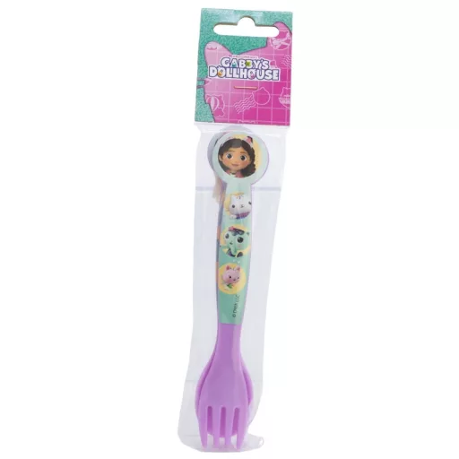 Gabi babaháza Wonderland műanyag evőeszköz készlet - 2 darabos