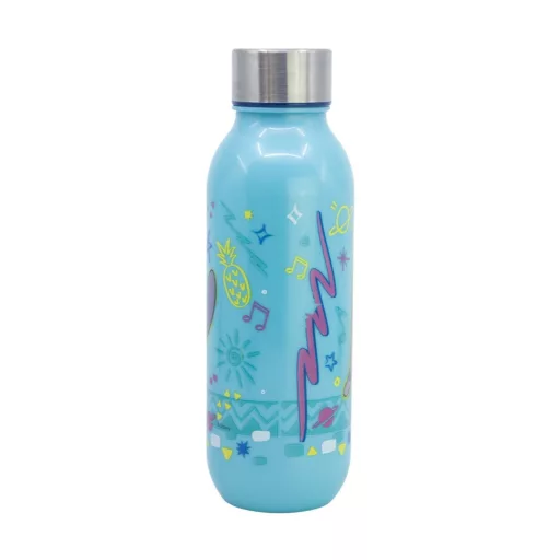 Disney Lilo és Stitch, A csillagkutya Love műanyag kulacs csavaros kupakkal 640 ml