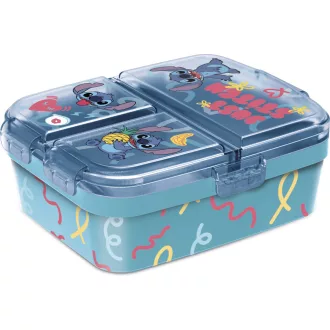   Disney Lilo és Stitch, A csillagkutya Just több rekeszes uzsonnás doboz, szendvicsdoboz XL