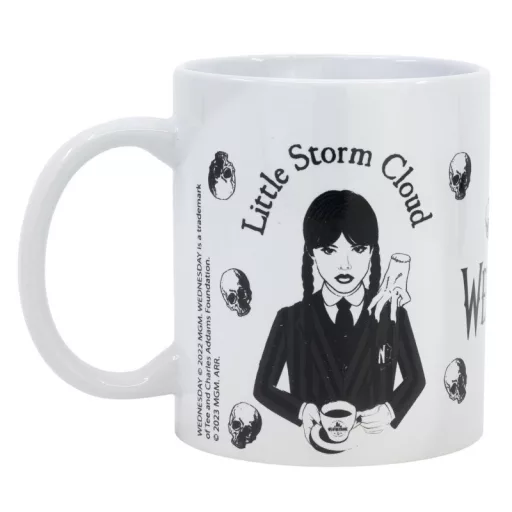 Wednesday Nevermore porcelán bögre 325 ml (11 oz) Díszdobozban
