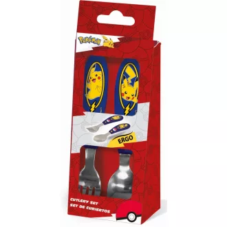  Pokémon Lightning fém ergo evőeszköz készlet - 2 darabos