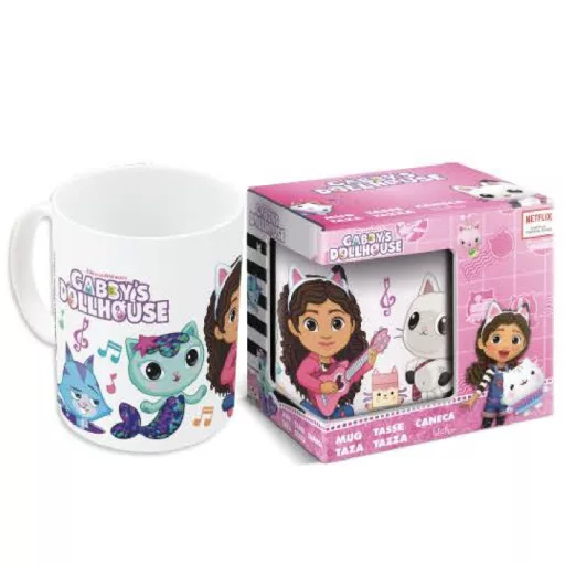 Gabi babaháza Music porcelán bögre 235 ml (8 oz) Díszdobozban