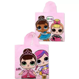   LOL Surprise Crown strand törölköző poncsó pamut 50x115 cm