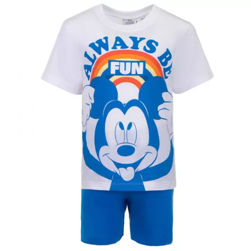 Disney Mickey Be Fun gyerek rövid pizsama 3 - 8 év / 98 - 128 cm