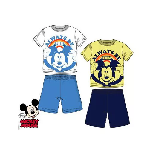 Disney Mickey Be Fun gyerek rövid pizsama 3 - 8 év / 98 - 128 cm