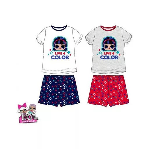 LOL Surprise Color gyerek rövid pizsama 5 - 10 év / 110 - 140 cm