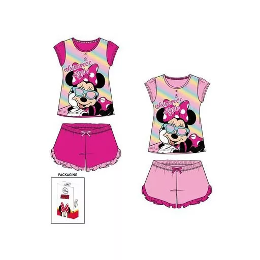 Disney Minnie Style gyerek rövid pizsama Díszdobozban 3 - 8 év / 98 - 128 cm
