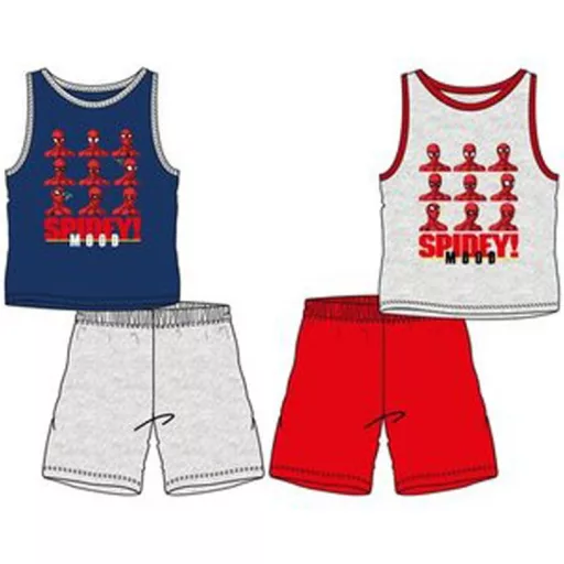 Pókember Mood gyerek rövid pizsama 3 - 8 év / 98 - 128 cm