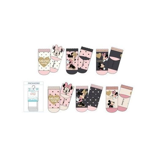 Disney Minnie Love baba zokni 0-12 hó