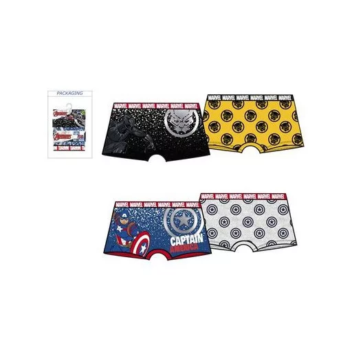 Bosszúállók Saver gyerek boxeralsó 2 darab/csomag 4 - 10 év / 104 - 140 cm