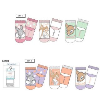 Disney Bambi Infant baba zokni 0-12 hó