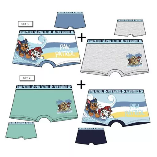 Mancs Őrjárat Surf gyerek boxeralsó 2 darab/csomag 2 - 8 év / 92 - 128 cm