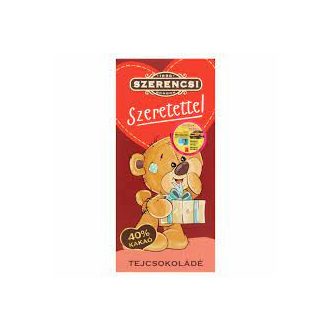 Szerencsi szeretettel tejcsokoládé 