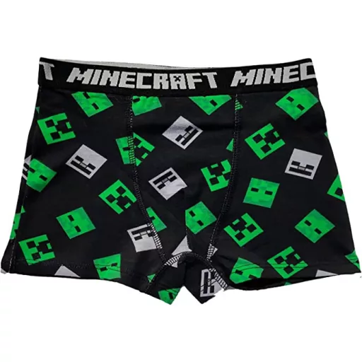 Minecraft Green gyerek boxeralsó 2 darab/csomag 6 - 12 év / 116 - 152 cm