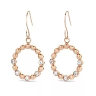 Victoria Rose gold színű karika fülbevaló