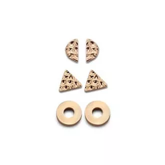 Victoria Rose gold színű fülbevaló szett