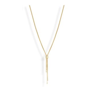 Victoria Arany színű fehér köves nyaklánc