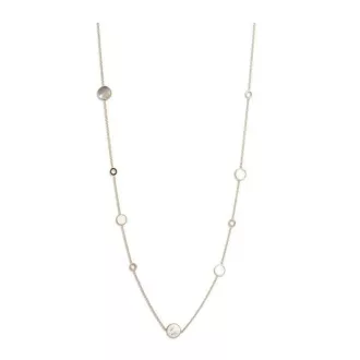 Victoria Rose gold színű fehér mintás nyaklánc