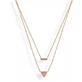 Victoria Rose gold színű rózsaszín köves nyaklánc