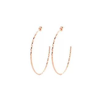 Victoria Rose gold színű karika fülbevaló