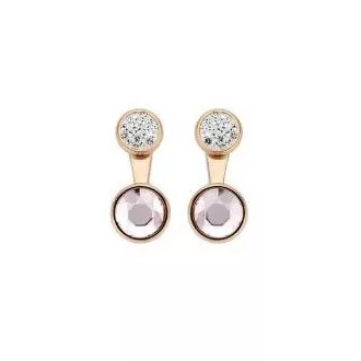 Victoria Rose gold színű színes köves fülbevaló