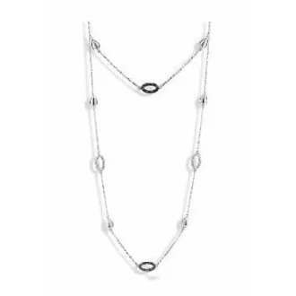 Victoria Ezüst színű köves nyaklánc