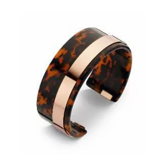 Victoria Rose gold színű barna mintás karkötő