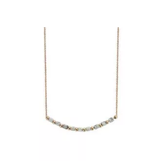 Victoria Rose gold színű fehér gyöngyös nyaklánc
