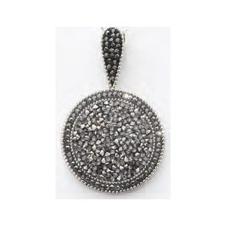 Victoria Ezüst színű köves medál