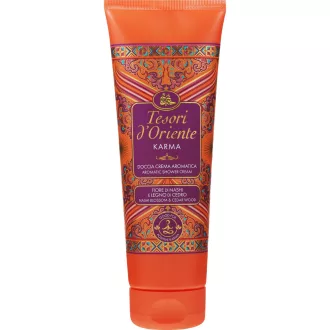   TESORI D'ORIENTE krémtusfürdő japán körtevirág és cédrusfa karmikus aromával karma 250 ml