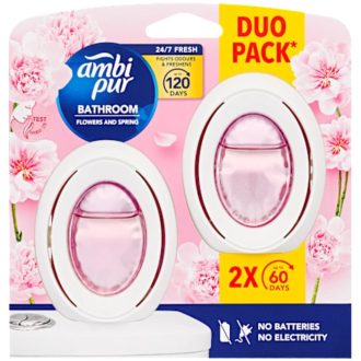   Ambi Pur Fürdőszoba Illatosító 2 x 7,5 ml Flowers and Spring DUO PACK