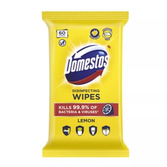   Domestos higiénikus törlőkendő 60db/csg, 6csg/karton citrom