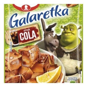 Cola ízű zselé desszertekhez