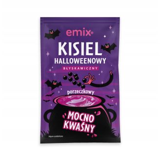 Halloween feketeribizli ízű savanyú zselé